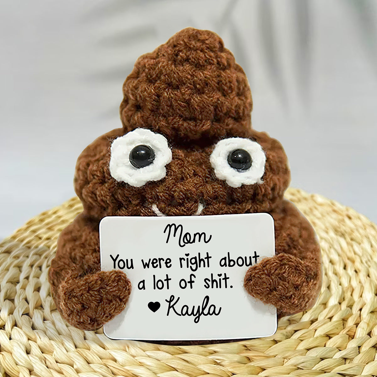 Mom, You Were Right - Personalized Mother Hand Knitted Figurine