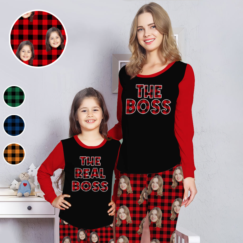 The Boss & The Real Boss - Personalized Kid Pajamas Set