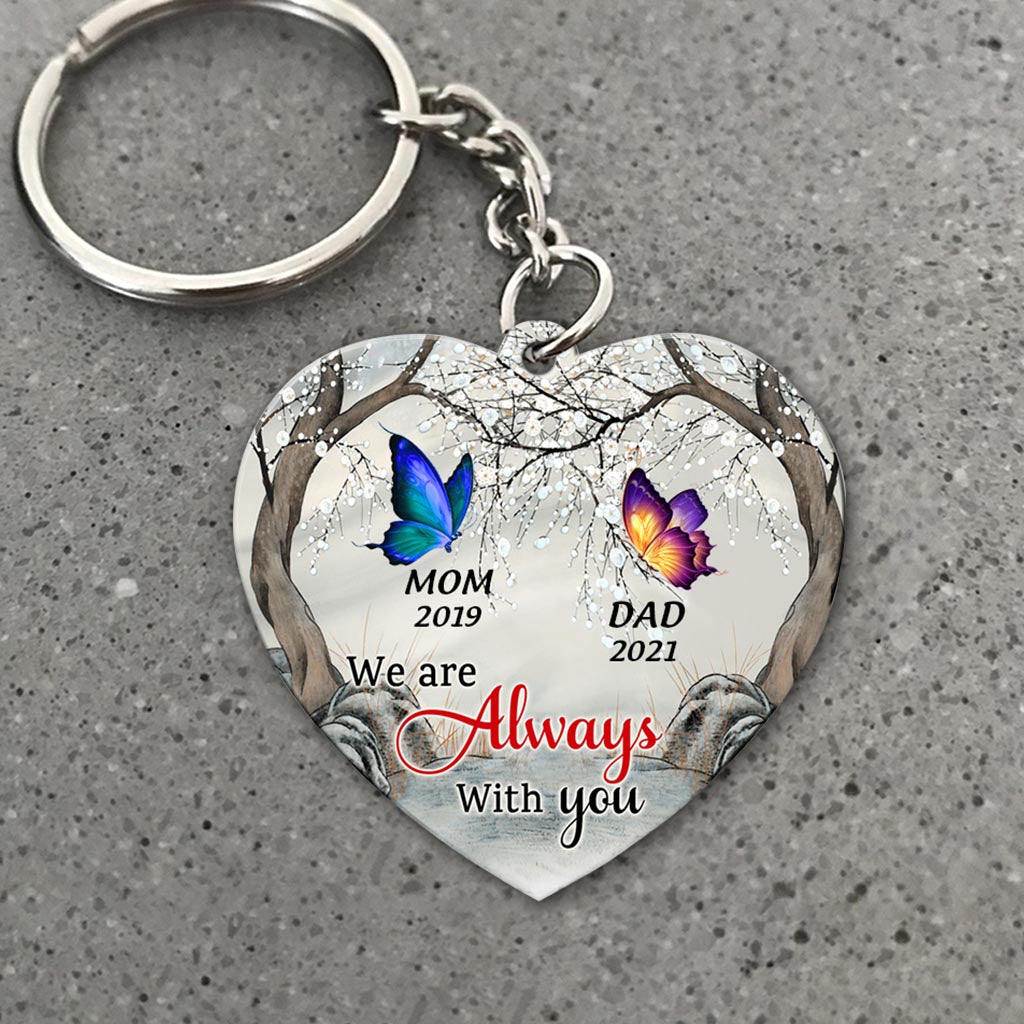 I AM Always With You - Personalized Memorial Keychain