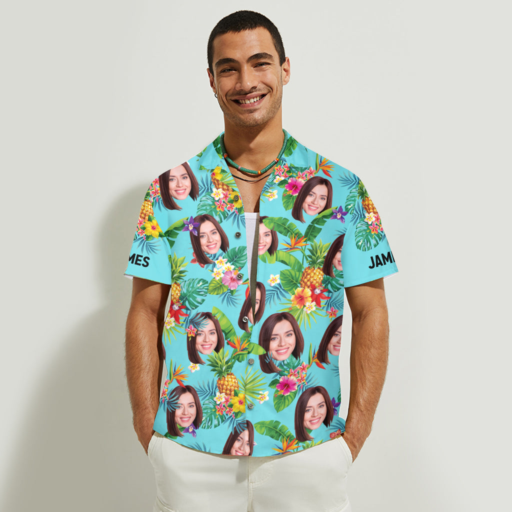 Tropical Flowers - Personalized Sea Lover Hawaiian Shirt