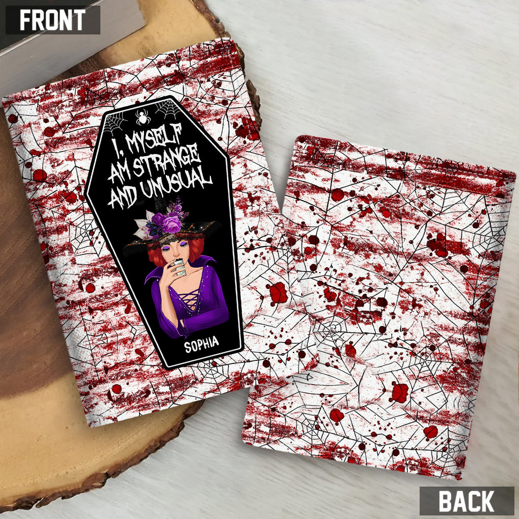 I Myself Am Strange and Unusual - Personalized Witch Passport Holder