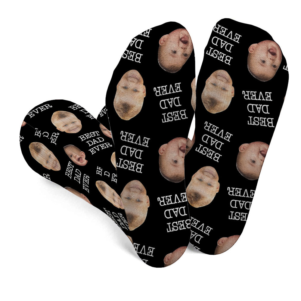 Custom Face - Personalized Father Socks