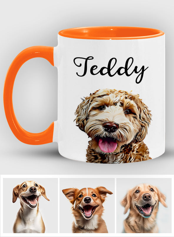 Dog Lover - Personalized Dog Accent Mug