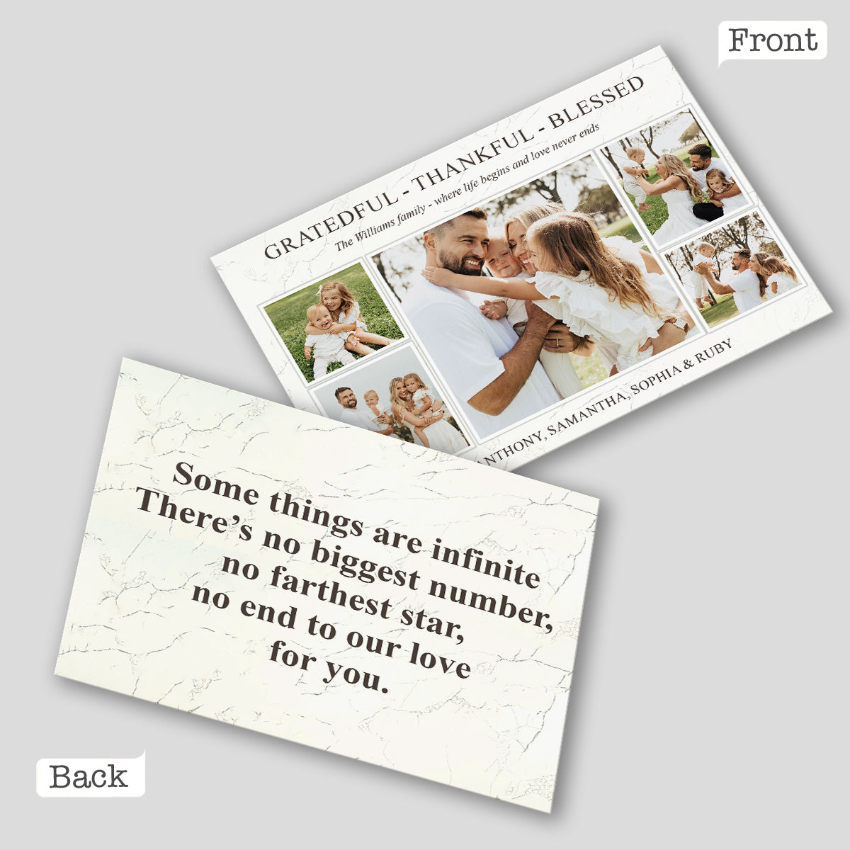 Forever Love - Personalized Greeting Card