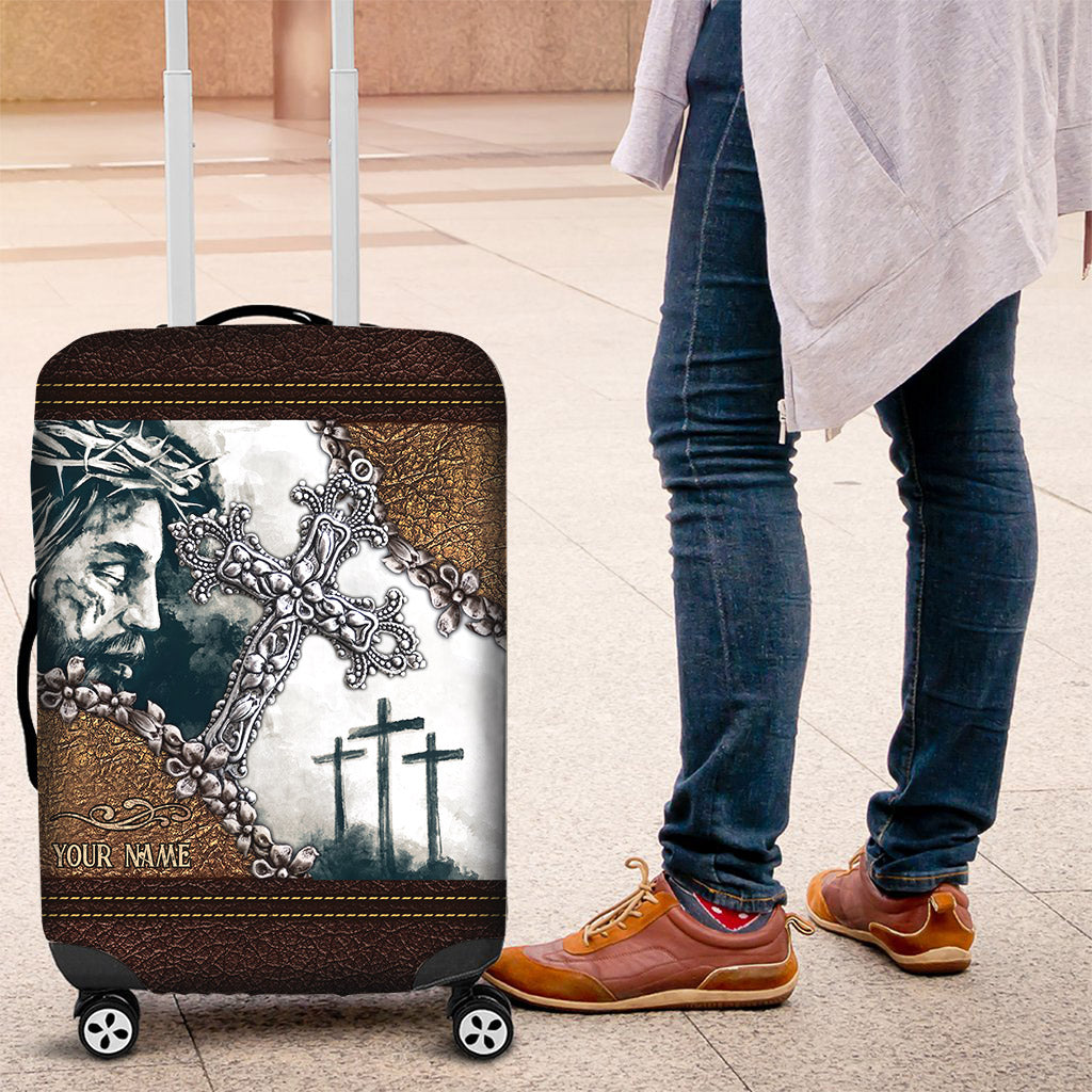 Have Faith - Personalized Christian Luggage Cover