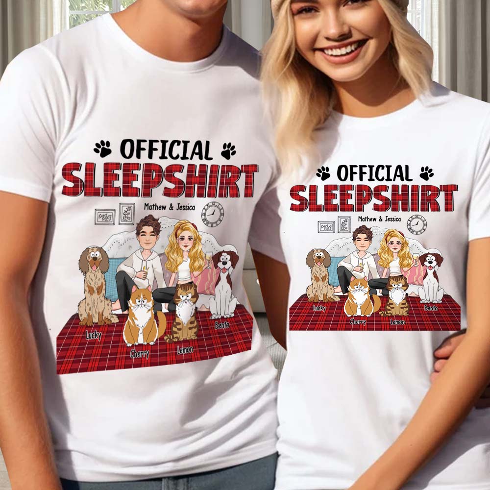 Official Sleepshirt - Personalized Dog T-shirt And Hoodie