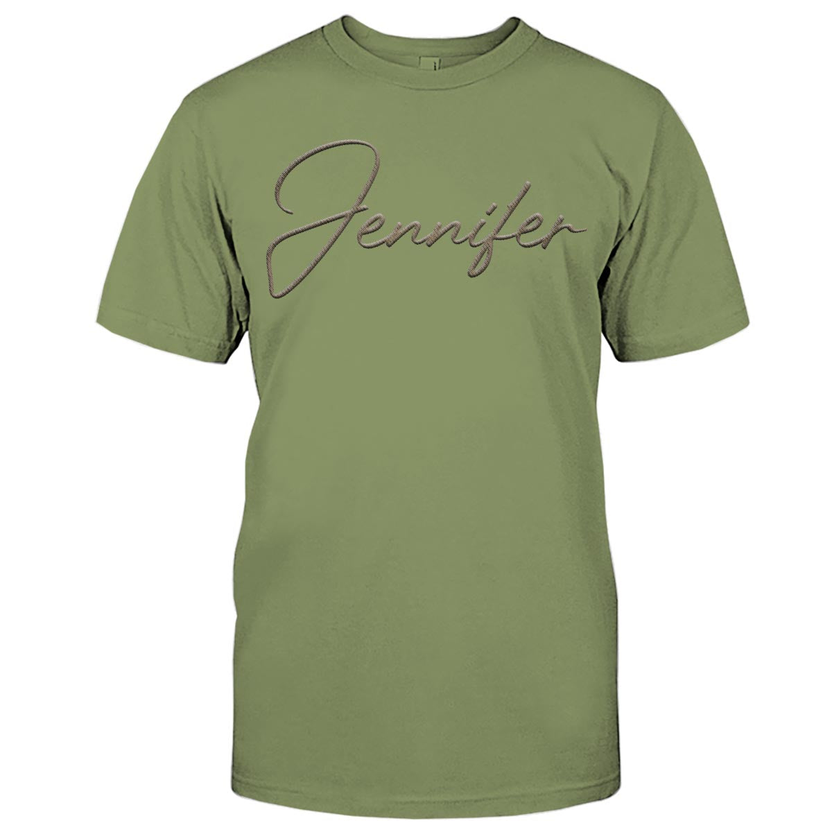 Custom Name - Personalized granddaughter Embroidered T-shirt