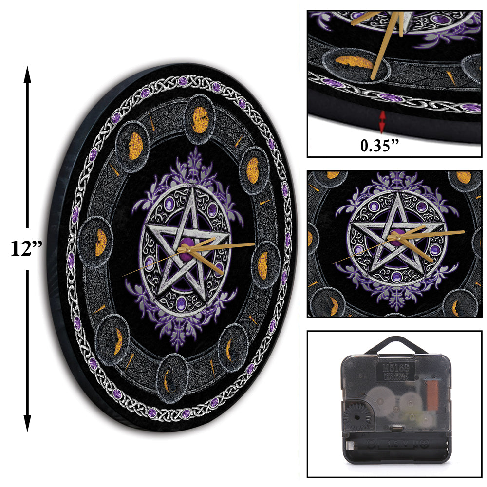 Witch Please Witch Wall Clock