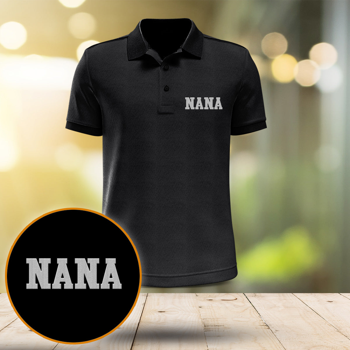 Custom Name - Personalized Grandma Embroidered Polo Shirt