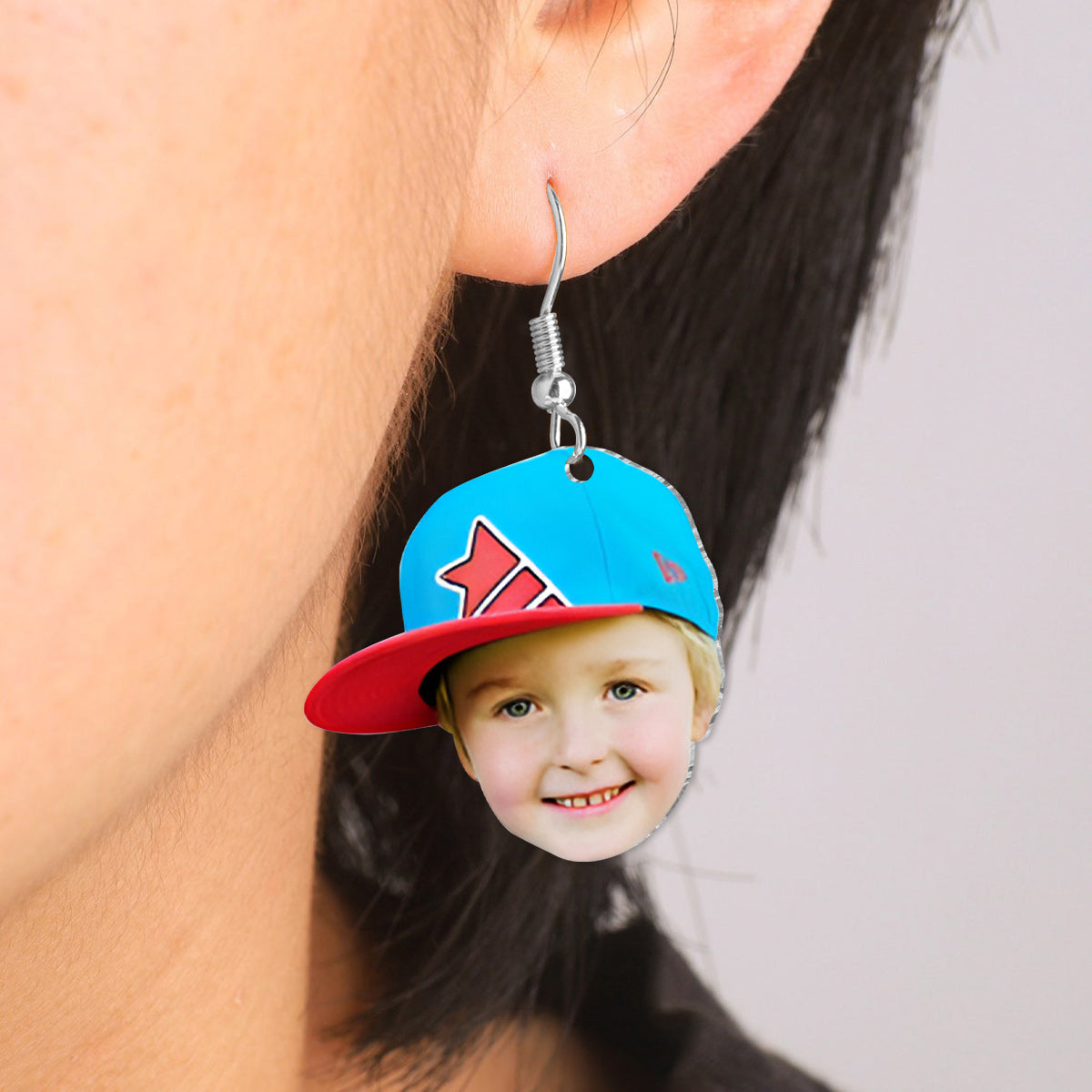 Personalized Photo Earrings - Gift for mom - Personalized Earrings