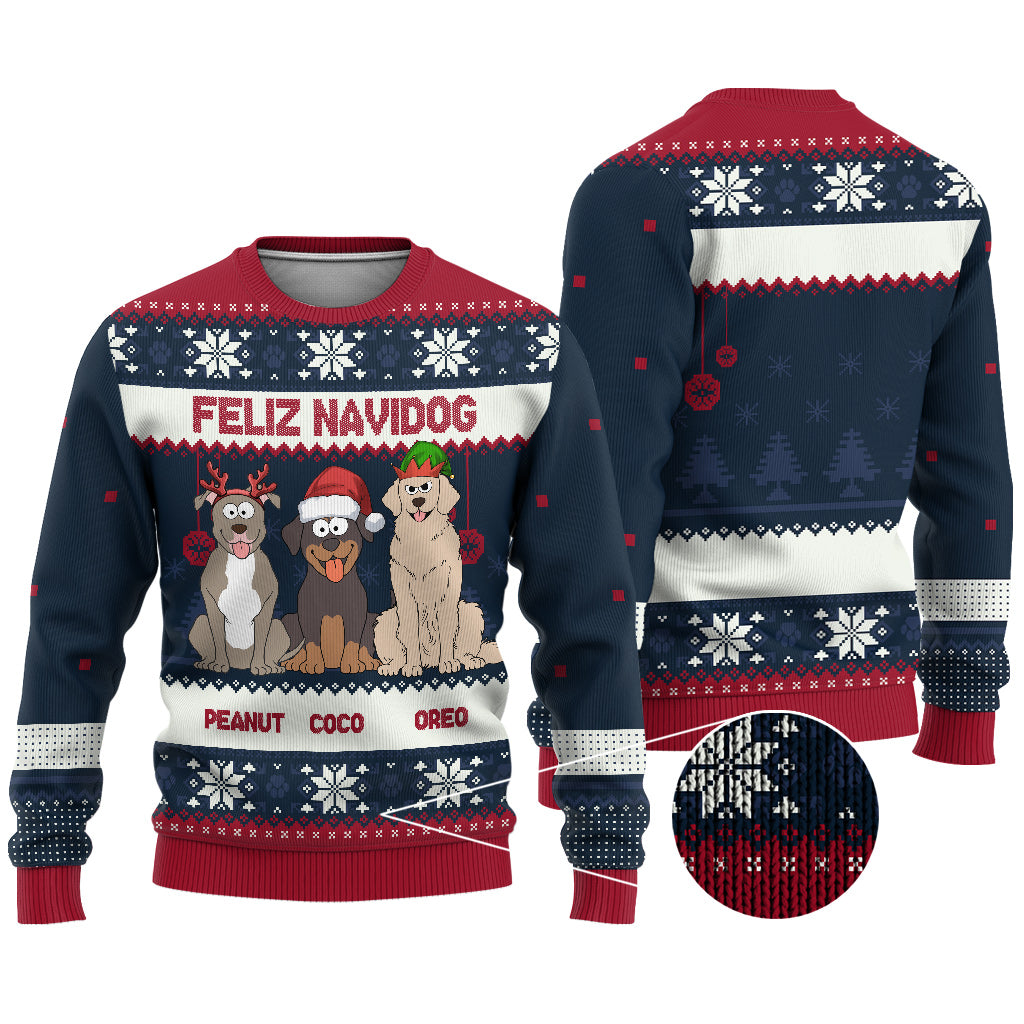 Merry Woofmas - Personalized Dog Ugly Sweater