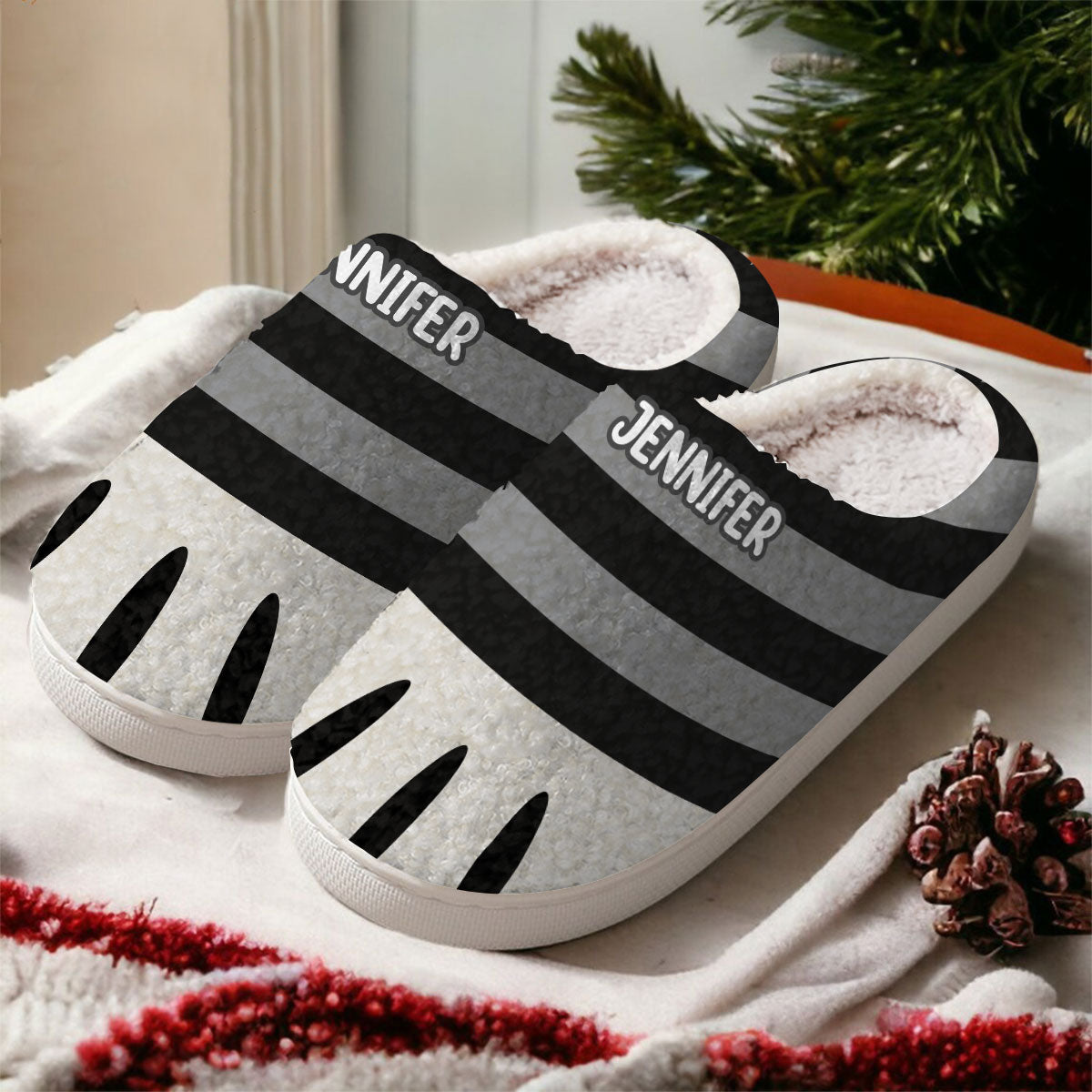 Discover Cute Cat Paws - Gift for cat lovers - Personalized Slippers