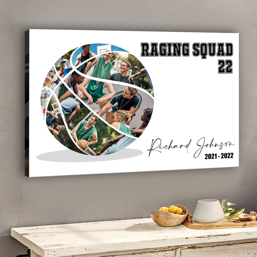 Love Basketball - Personalized Basketball Canvas And Poster