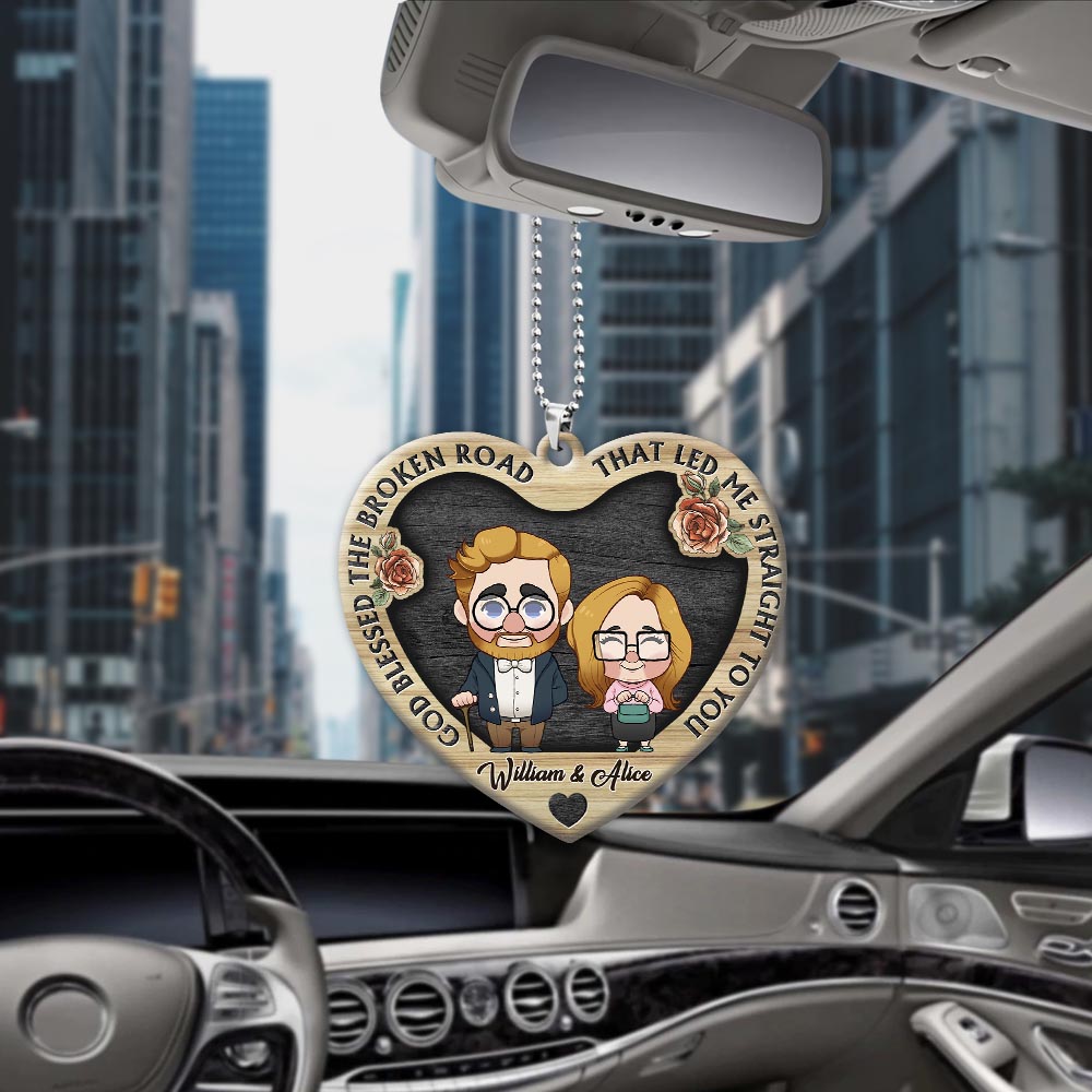 Annoying Each Other - Personalized Husband Wife Acrylic Car Hanger