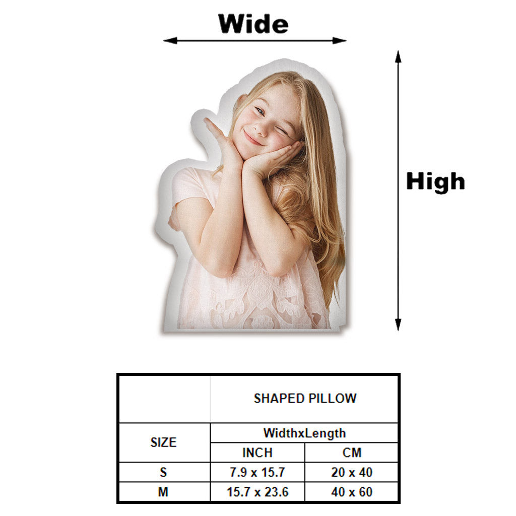 Custom Photo Humanoid - Personalized Kid Shaped Pillow