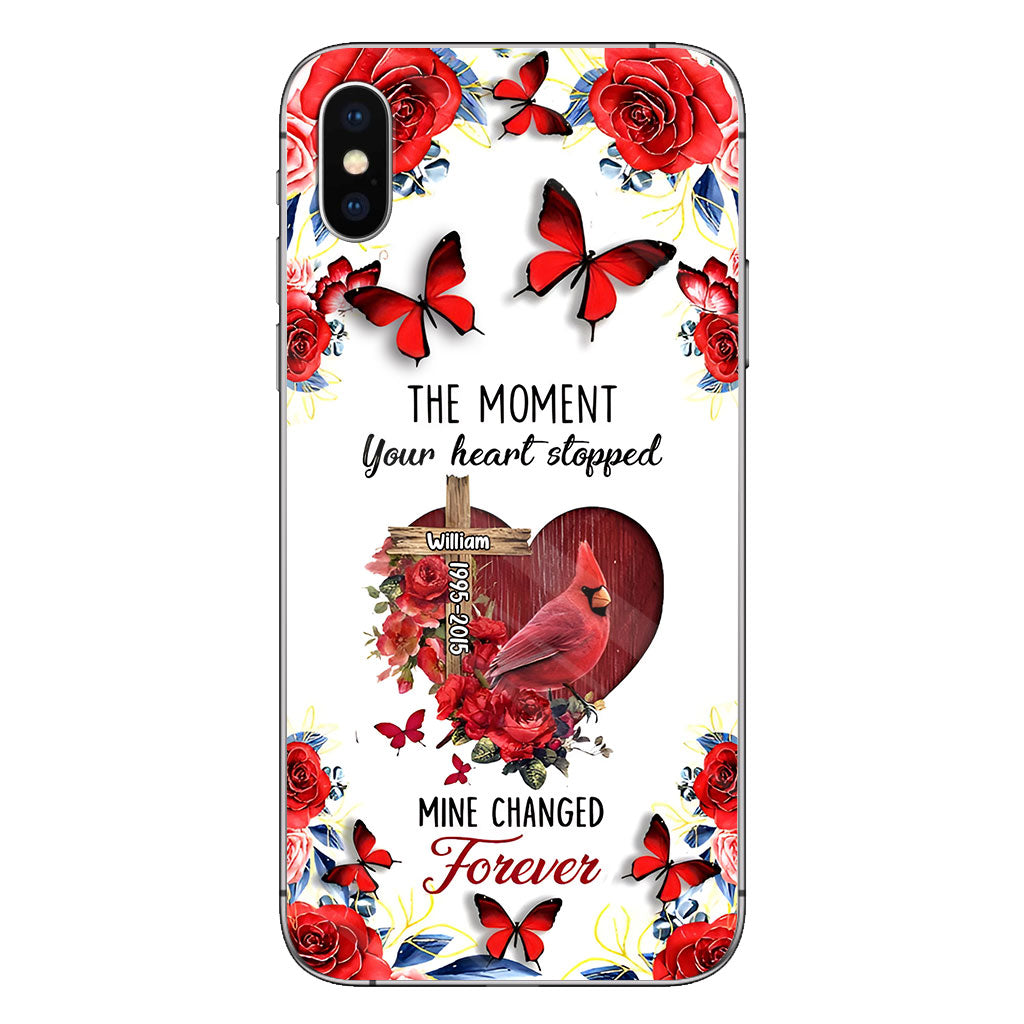 The Moment Your Heart Stopped - Personalized Memorial Phone Case