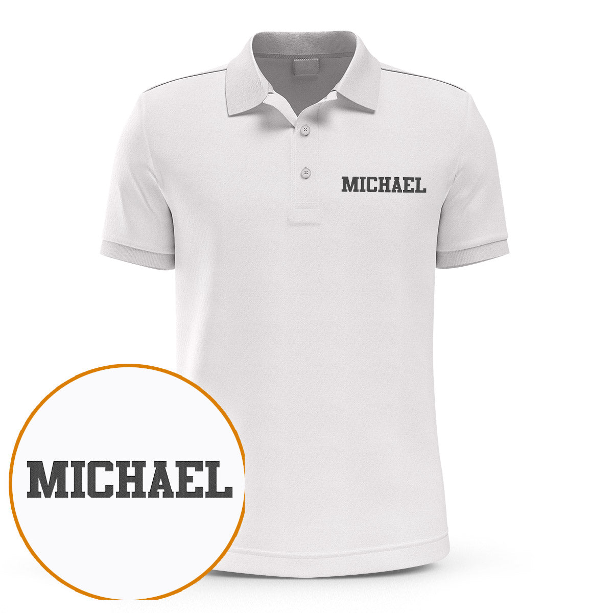 Custom Name - Personalized Son Embroidered Polo Shirt