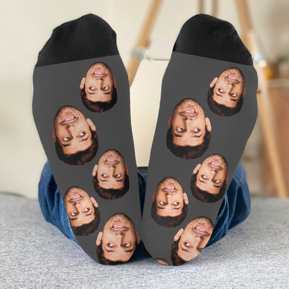 Custom Face - Personalized Father Socks