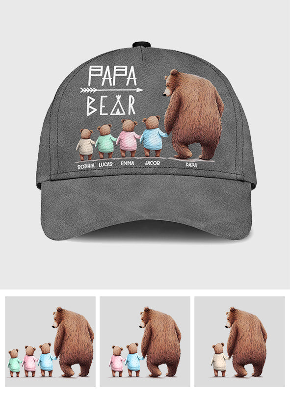 Papa Bear - Personalized Grandpa Classic Cap