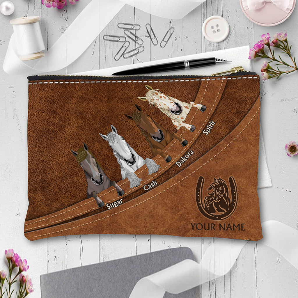 Discover Love Horse - Personalized Horse Pouch