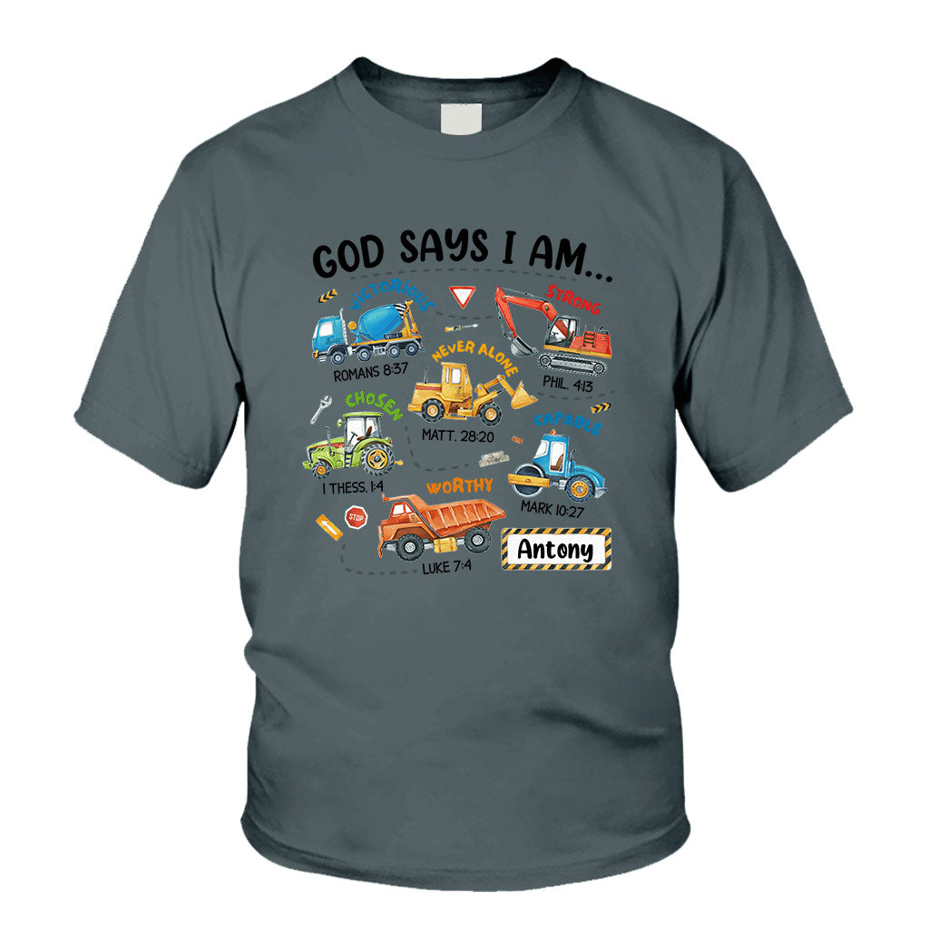 God Say I Am - Personalized Kid T-Shirt