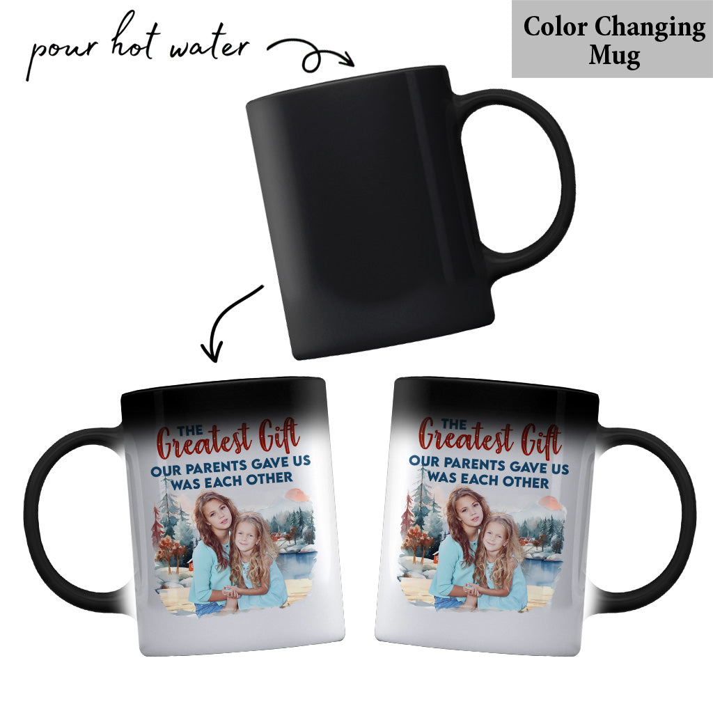 The Greatest Gift - Personalized Sibling Mug