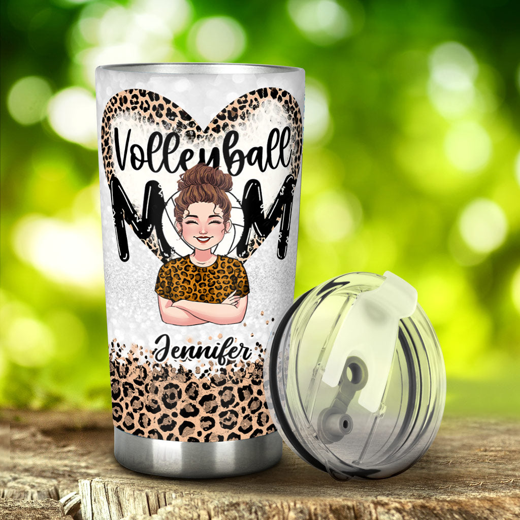 Volleyball Mom - Personalized Volleyball Tumbler