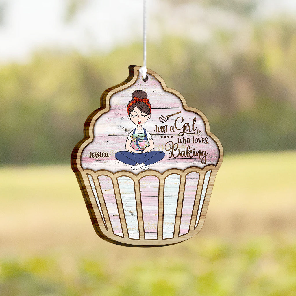 Just A Girl Who Loves Baking - Personalized Baking Wind Chime