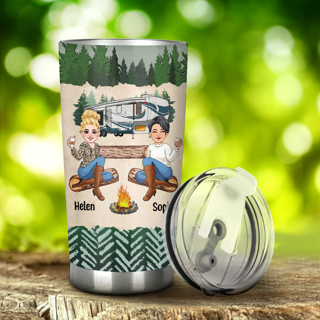 The Girl Are Drinking Again - Personalized Camping Tumbler