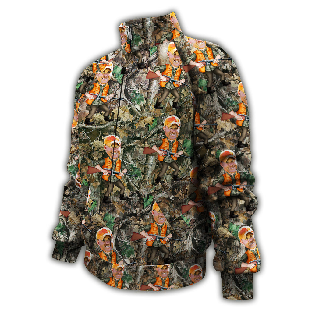 Photo Inserted Hunter - Personalized Hunting Zip Jacket