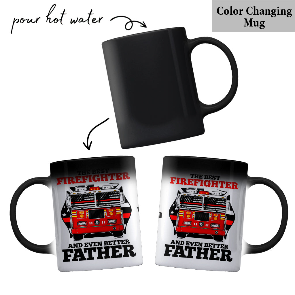 The Best Firefighter - Personalized Firefighter Mug