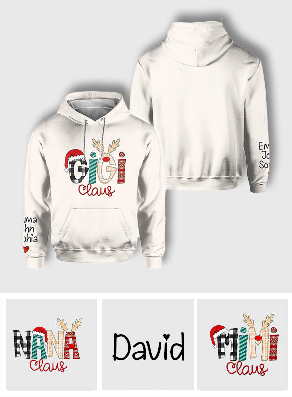 Gigi Claus - Personalized Grandma All Over Shirt