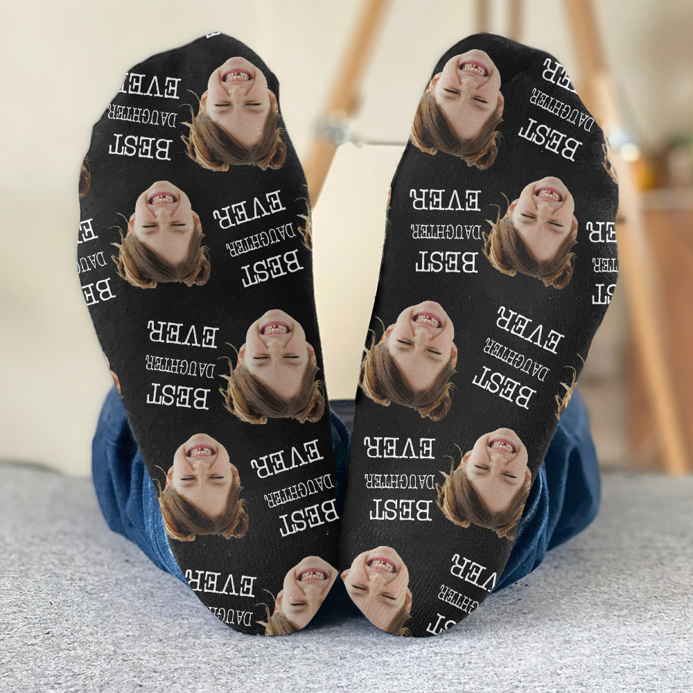 Custom Face - Personalized Daughter Socks