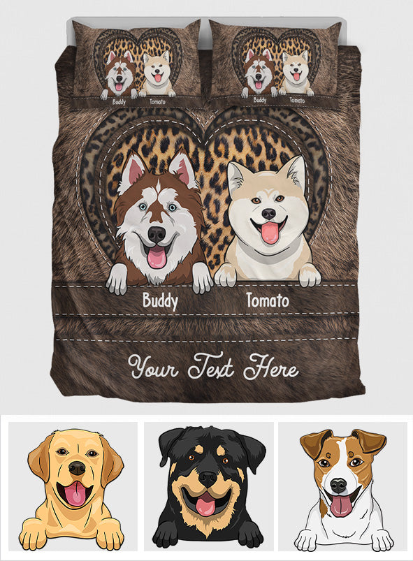 Dog Lovers - Personalized Dog Bedding Set