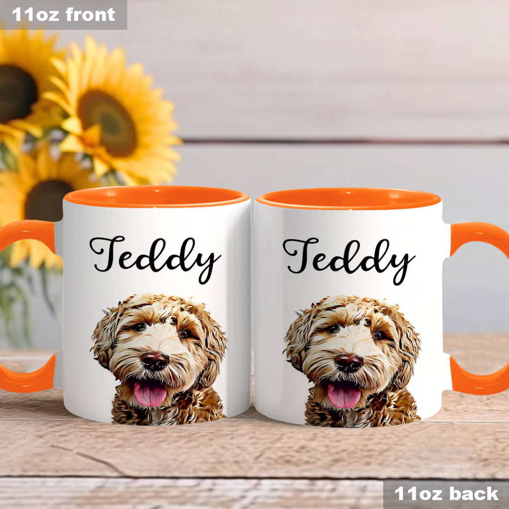 Dog Lover - Personalized Dog Accent Mug