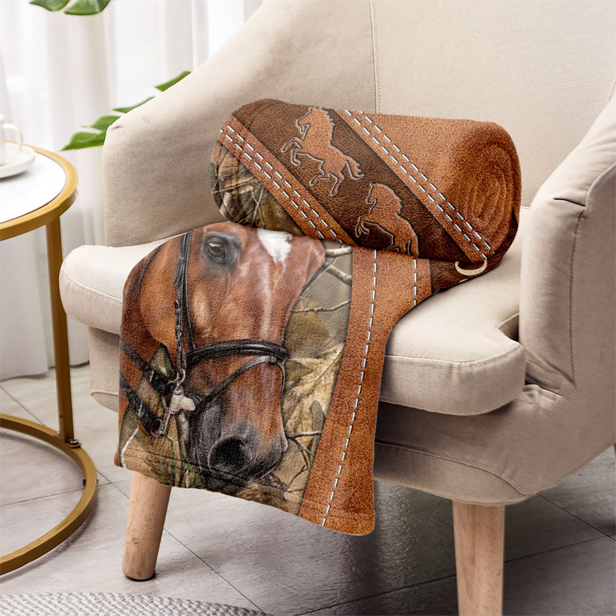 Love Horses - Personalized Horse Blanket