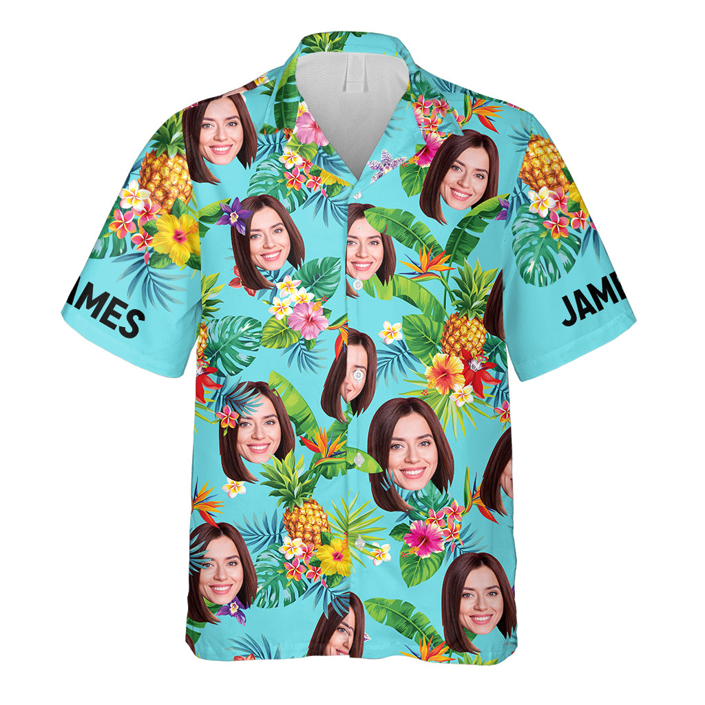 Tropical Flowers - Personalized Sea Lover Hawaiian Shirt