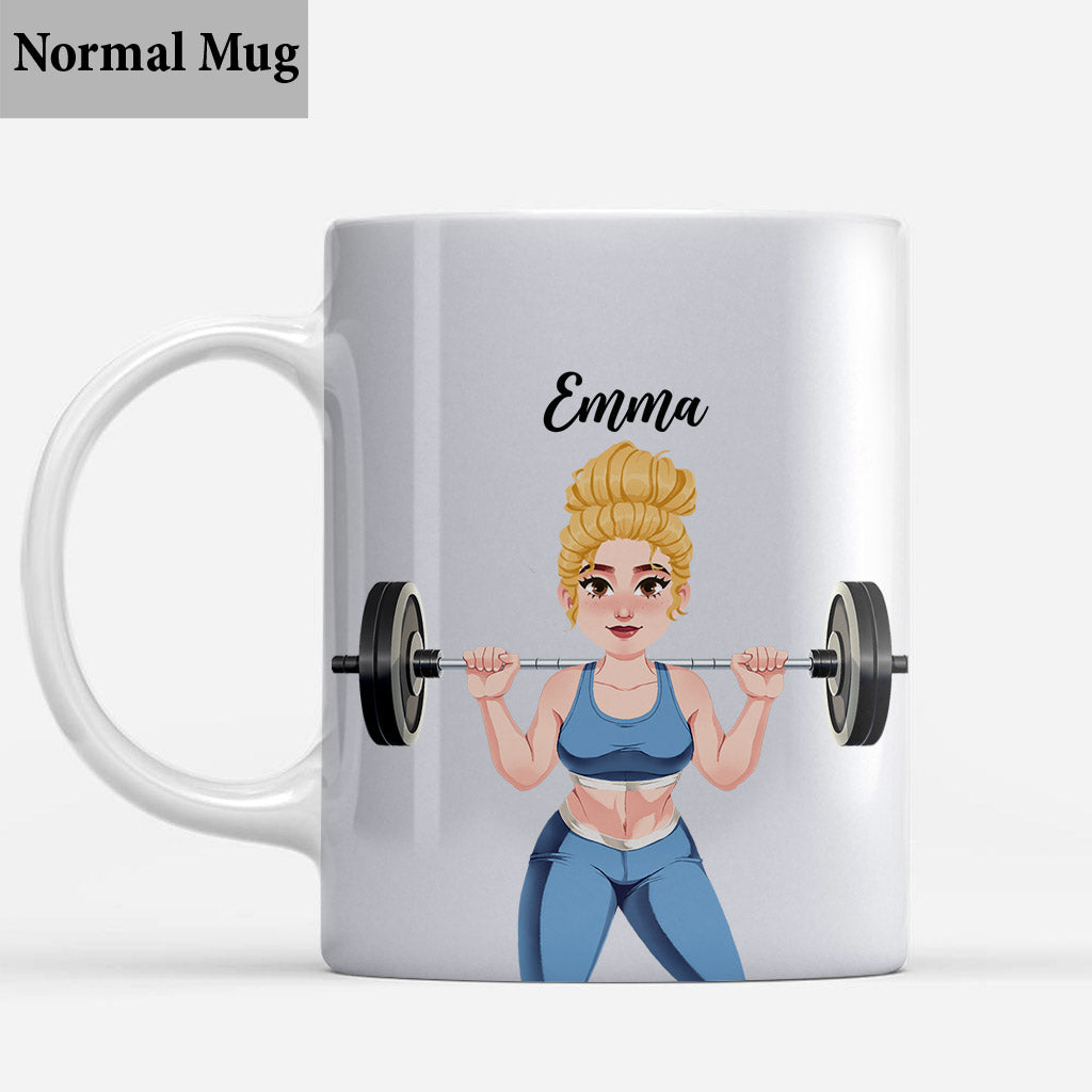 Personalized Mug - Gym Girl - Life is better with Workout