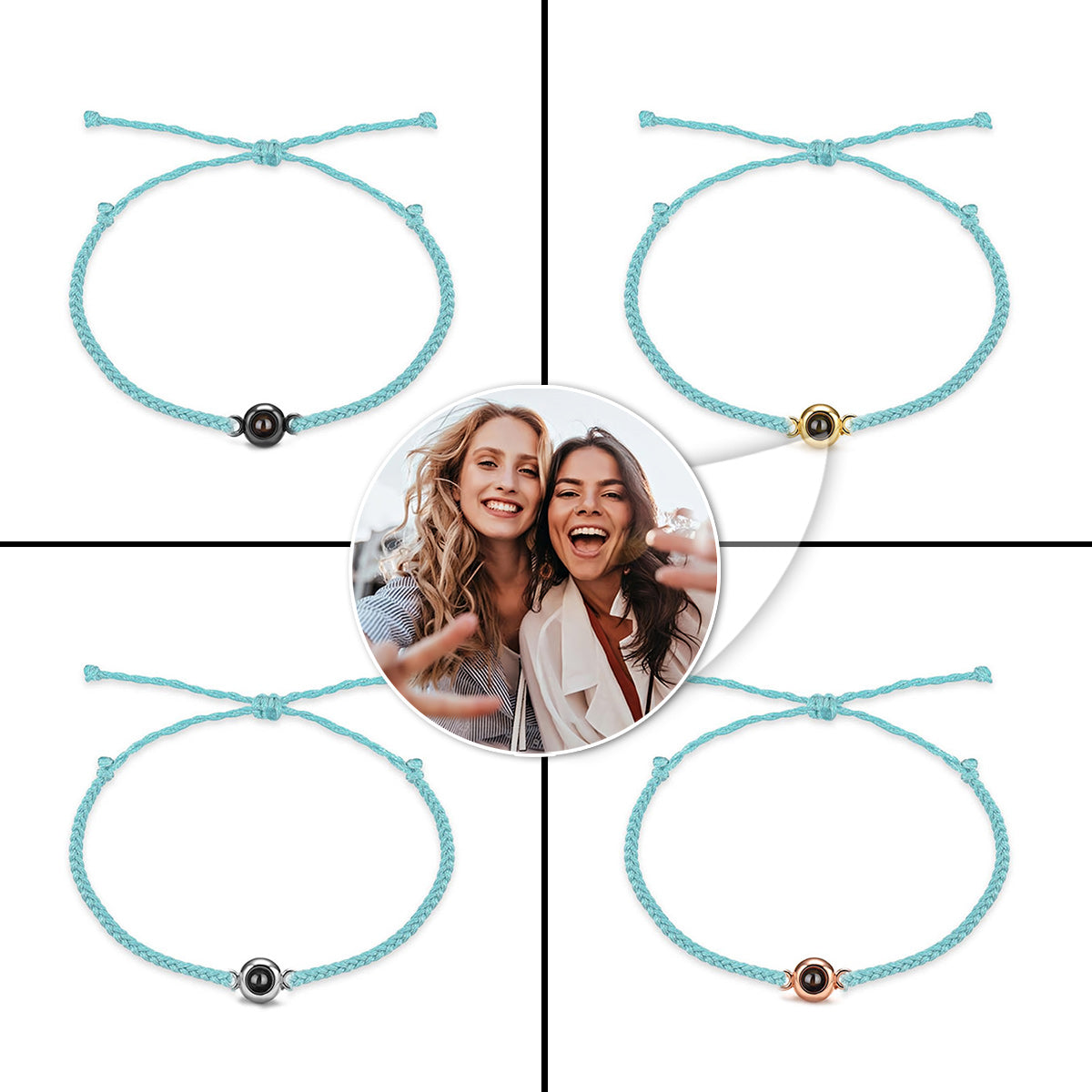 Bestie Forever - Gift for friend - Personalized Projection Bracelet