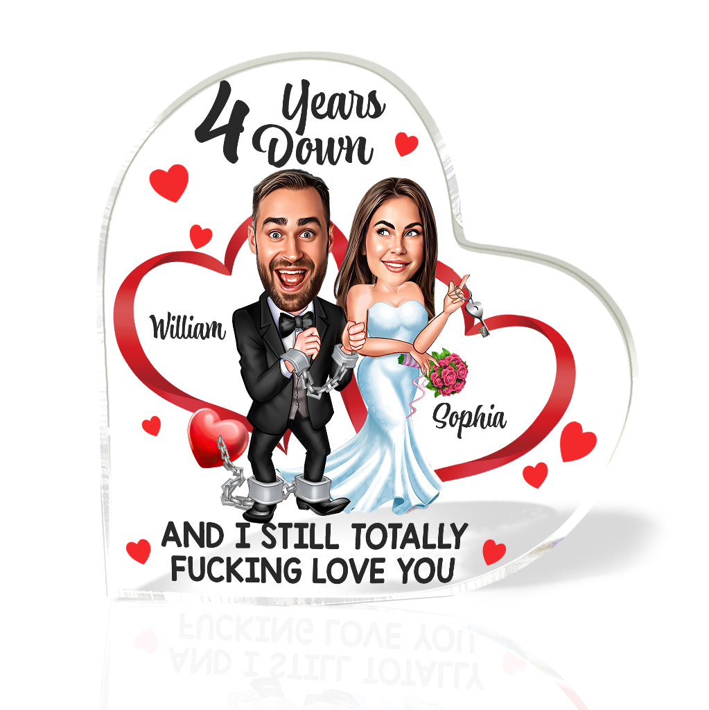 I Still Love You - Personalized Husband And Wife Custom Shaped Acrylic Plaque
