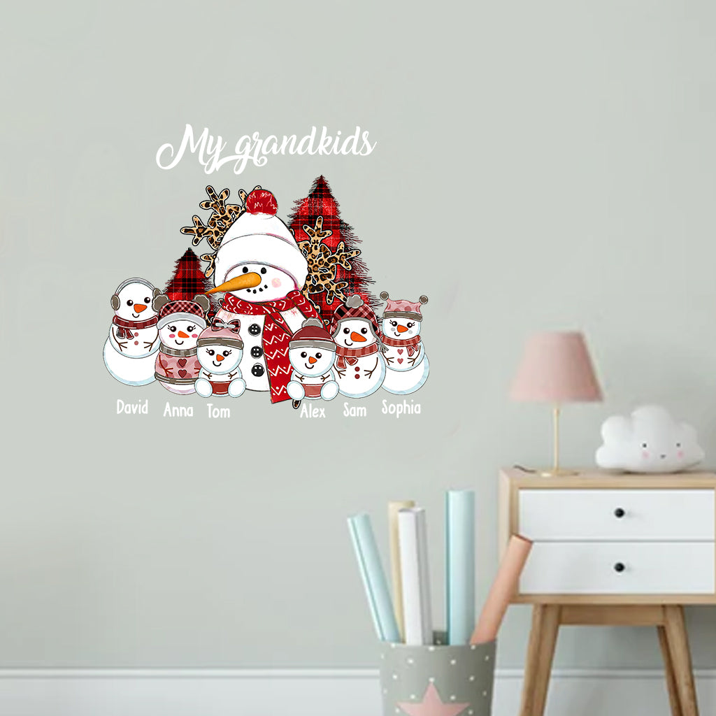 Our Christmas - Personalized Grandma Decal Full