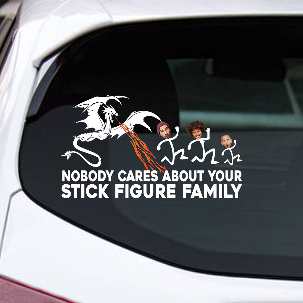 Your Stick Figure Rolled A One - RPG gift for friend, mom, dad, husband, wife, girlfriend, boyfriend - Personalized Decal Full