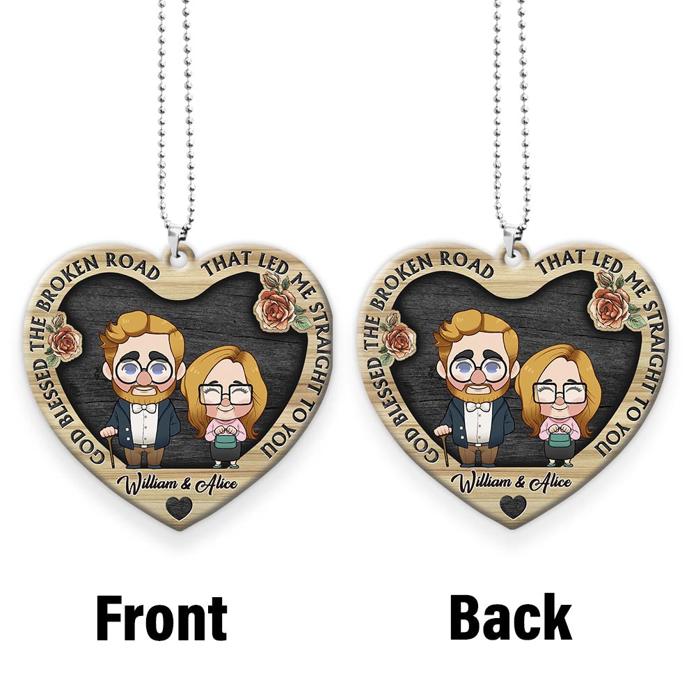 Annoying Each Other - Personalized Husband And Wife Car Ornament