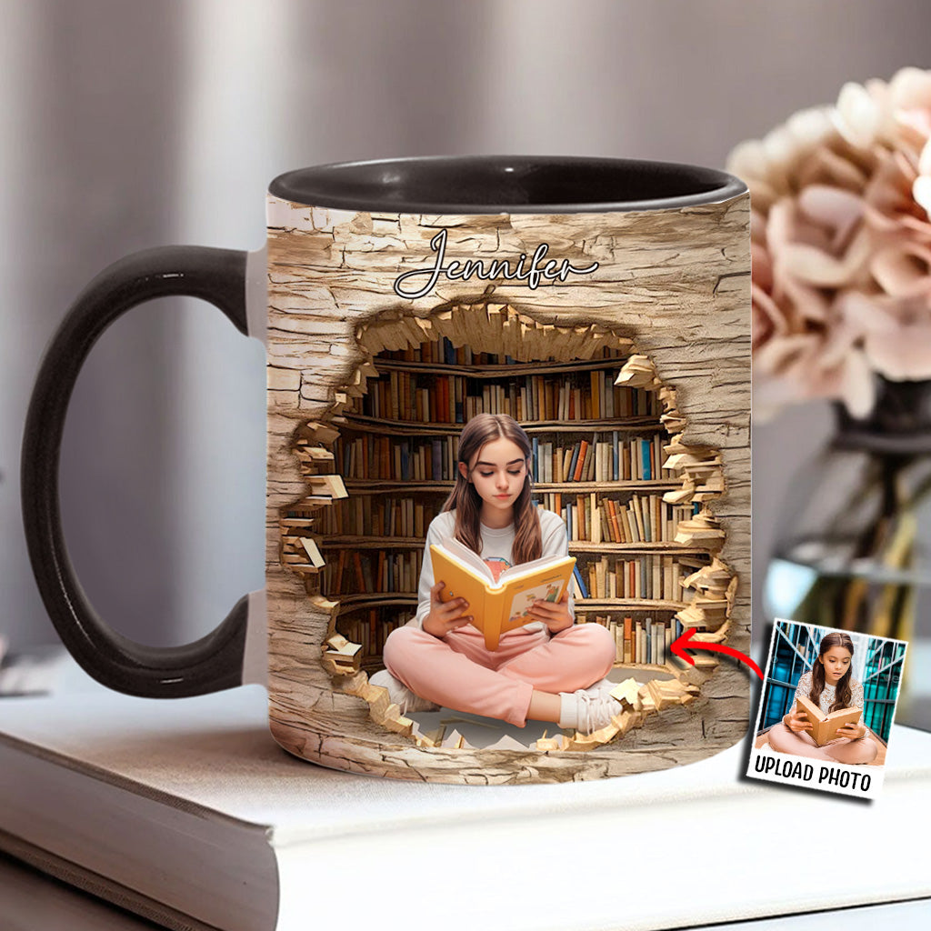 My Reading Corner - Personalized Book Accent Mug