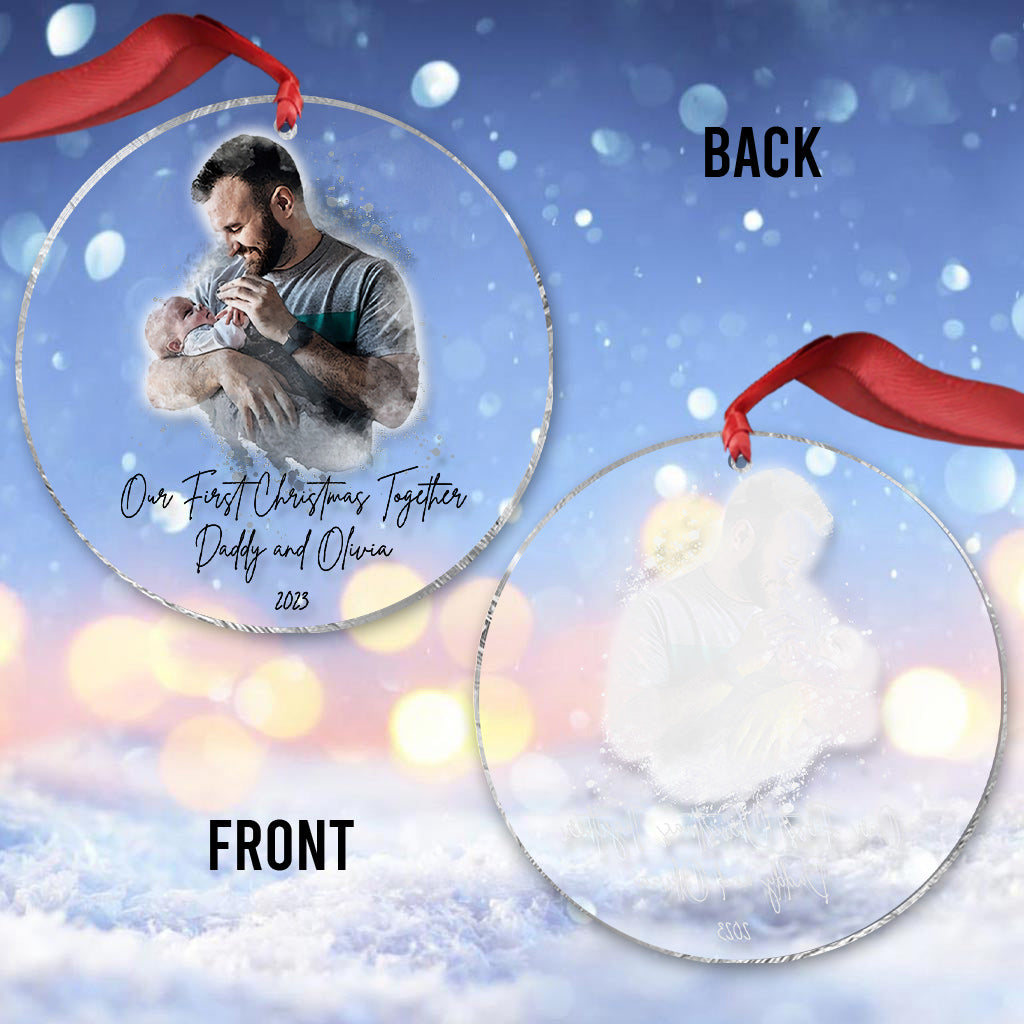 Our First Christmas Together - Personalized Father Ornament