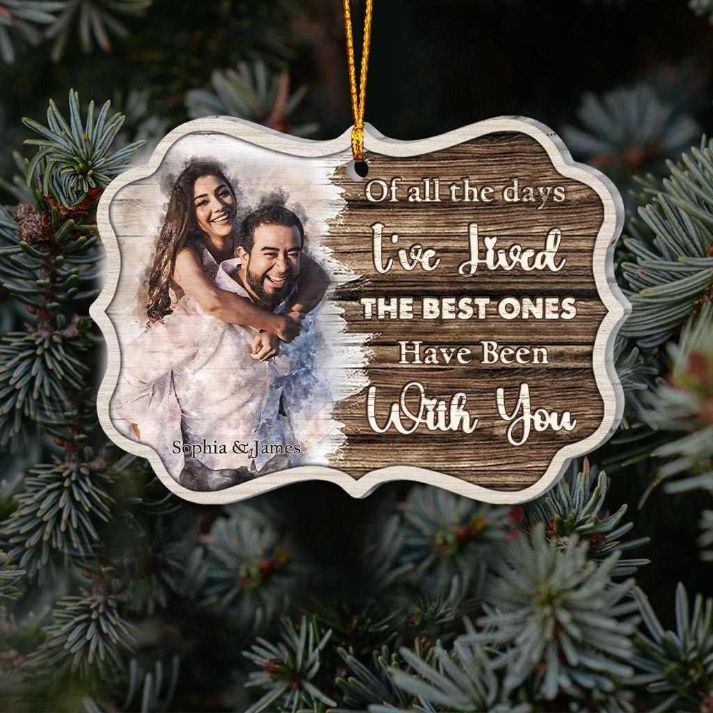 Disover The Best Days Have Been With You - Personalized Couple Ornament