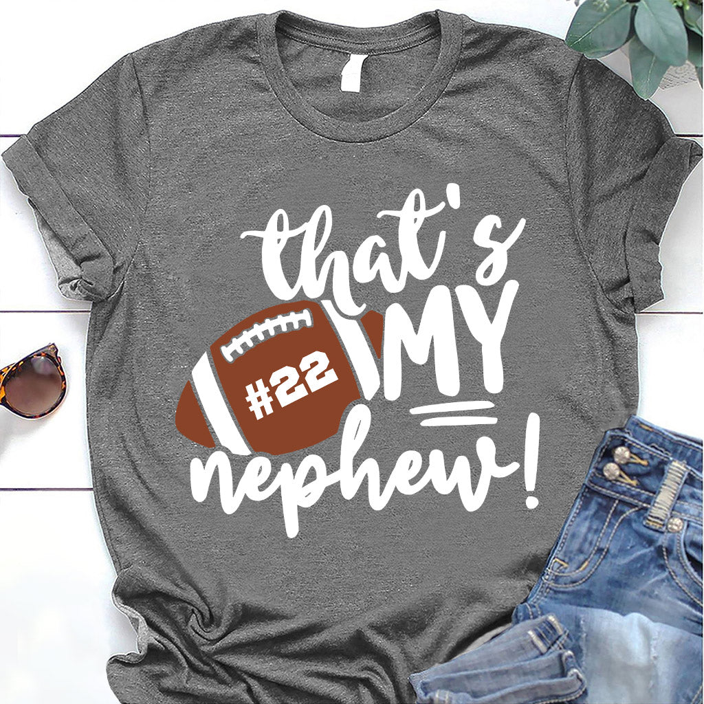 That's My Grandson - Personalized Football T-shirt & Hoodie