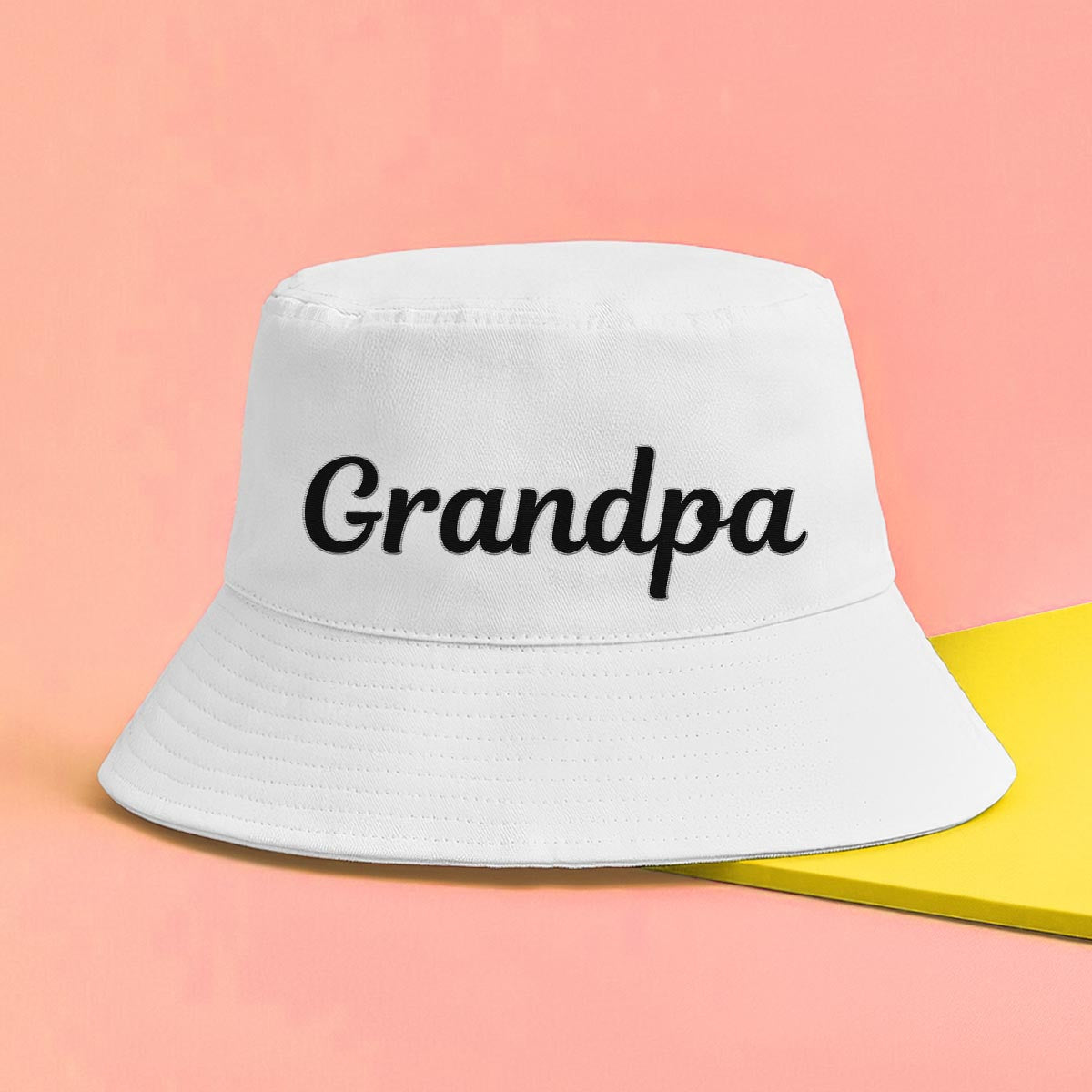 Custom Name - Personalized Grandpa Embroidered Bucket Hat