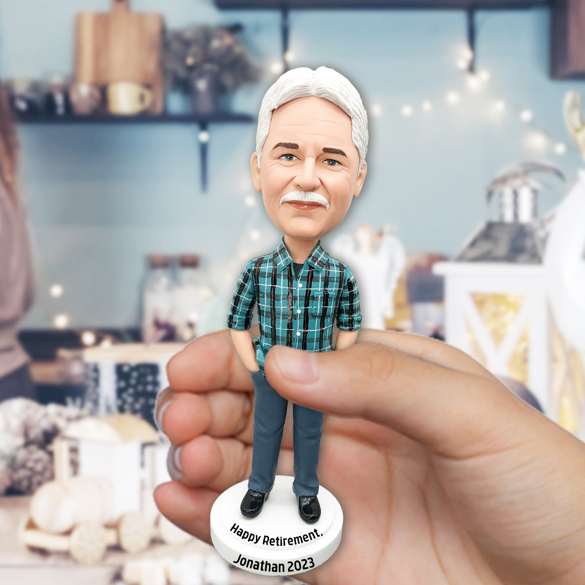 Happy Retirement - Personalized Retired Bobblehead