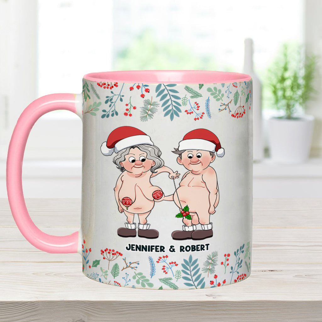 I Want To Grow Old With You - Personalized Couple Accent Mug